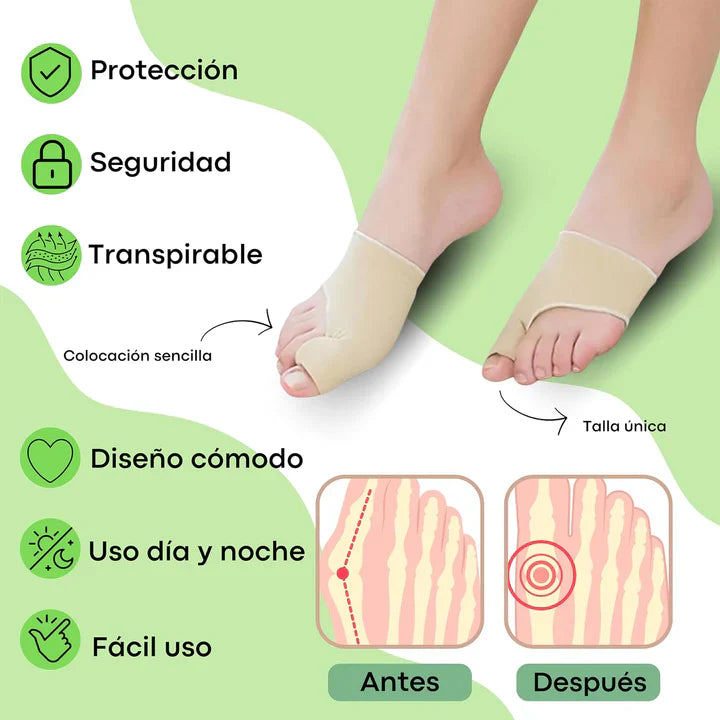 2x1 Corrector ortopédico de Juanetes - Hallux™ Solución avanzada Descanso para tus Pies