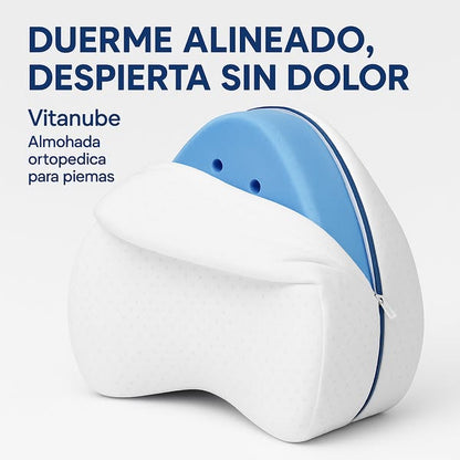 50% de Descuento: 2X1 Almohada Ortopédica - Moderno y tecnológico Duerme sin dolor + Masajeador Eléctrico (GRATIS)