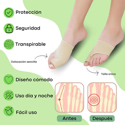 2x1 Corrector ortopédico de Juanetes - Hallux™ Solución avanzada Descanso para tus Pies