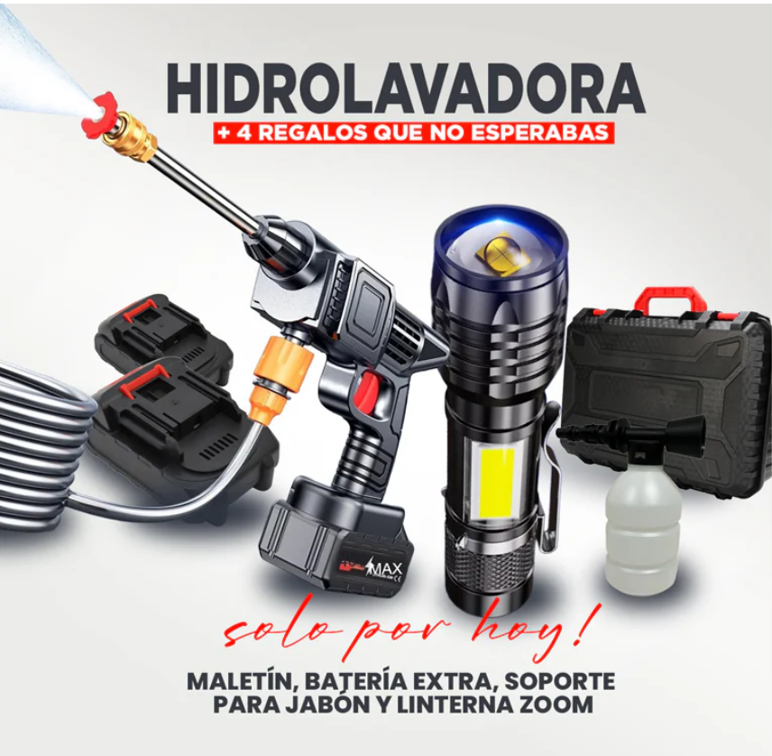 Compra y lleva Linterna Zoom, Maletin y soporte para Jabon