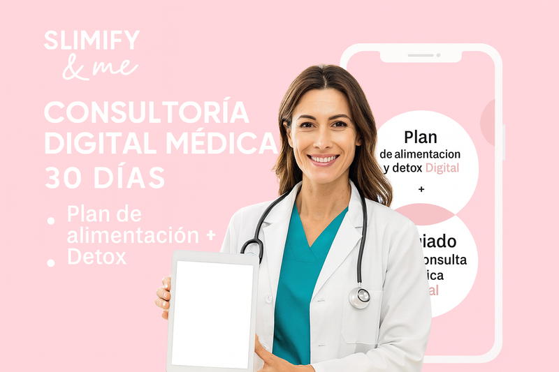 Incluye GRATIS: Consultoría Médica por 90 Días + Plan Alimenticio + Detox