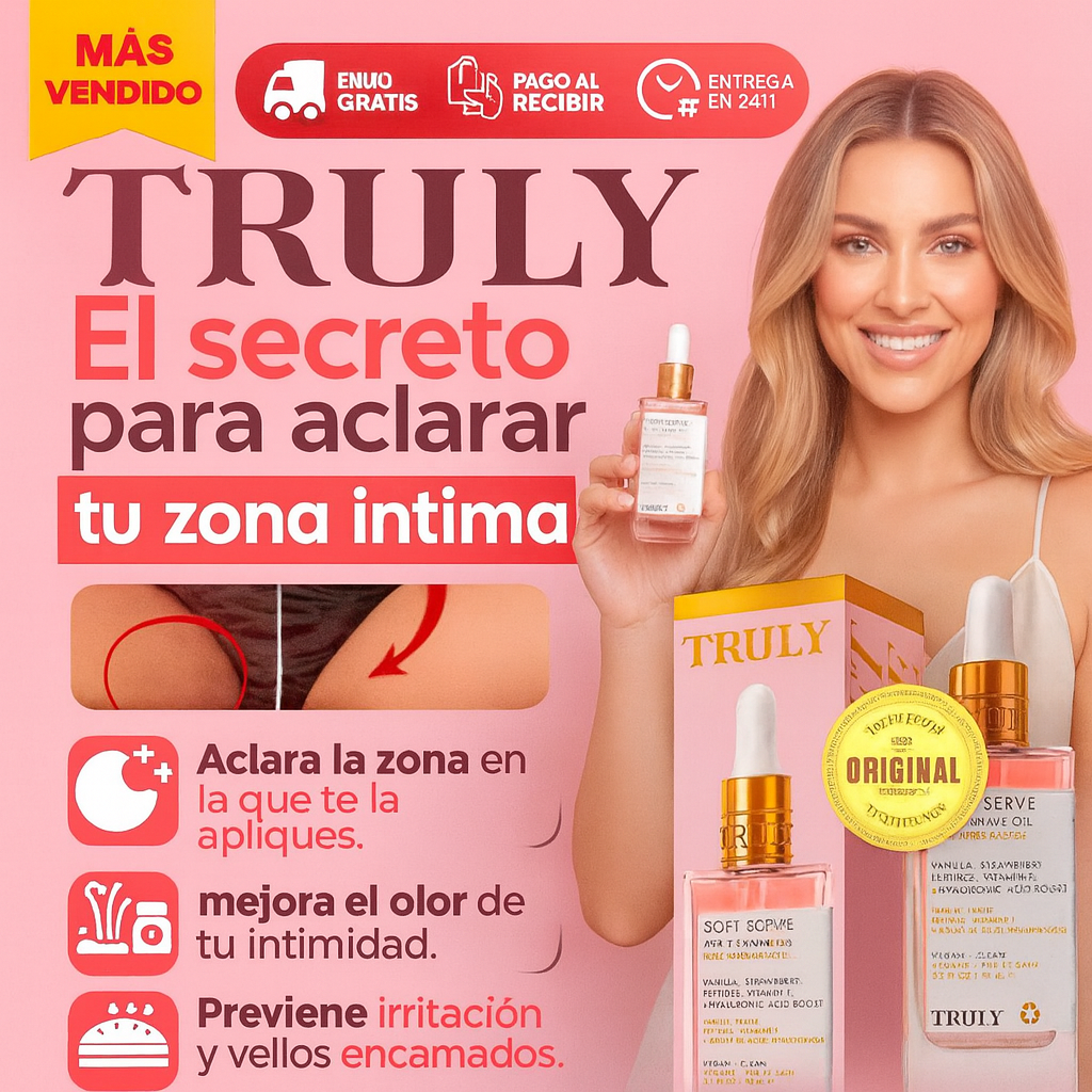 Truly Aclarador Original - Di adiós al mal olor y a la irritación con Truly + Kit completo de rutina