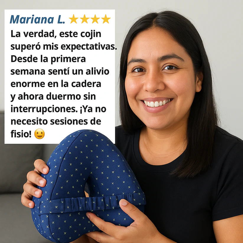 50% de Descuento: 2X1 Almohada Ortopédica - Moderno y tecnológico Duerme sin dolor + Masajeador Eléctrico (GRATIS)