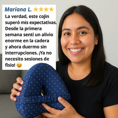 50% de Descuento: 2X1 Almohada Ortopédica - Moderno y tecnológico Duerme sin dolor + Masajeador Eléctrico (GRATIS)