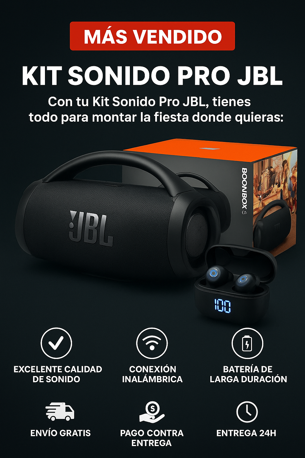 ¡Últimas Unidades! JBL Boombox 3 + GO 4 + Regalos 🎁 – Liquidación Oficial en España