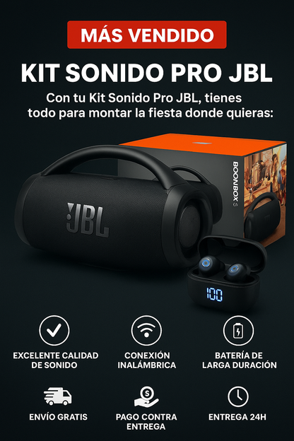 ¡Últimas Unidades! JBL Boombox 3 + GO 4 + Regalos 🎁 – Liquidación Oficial en España