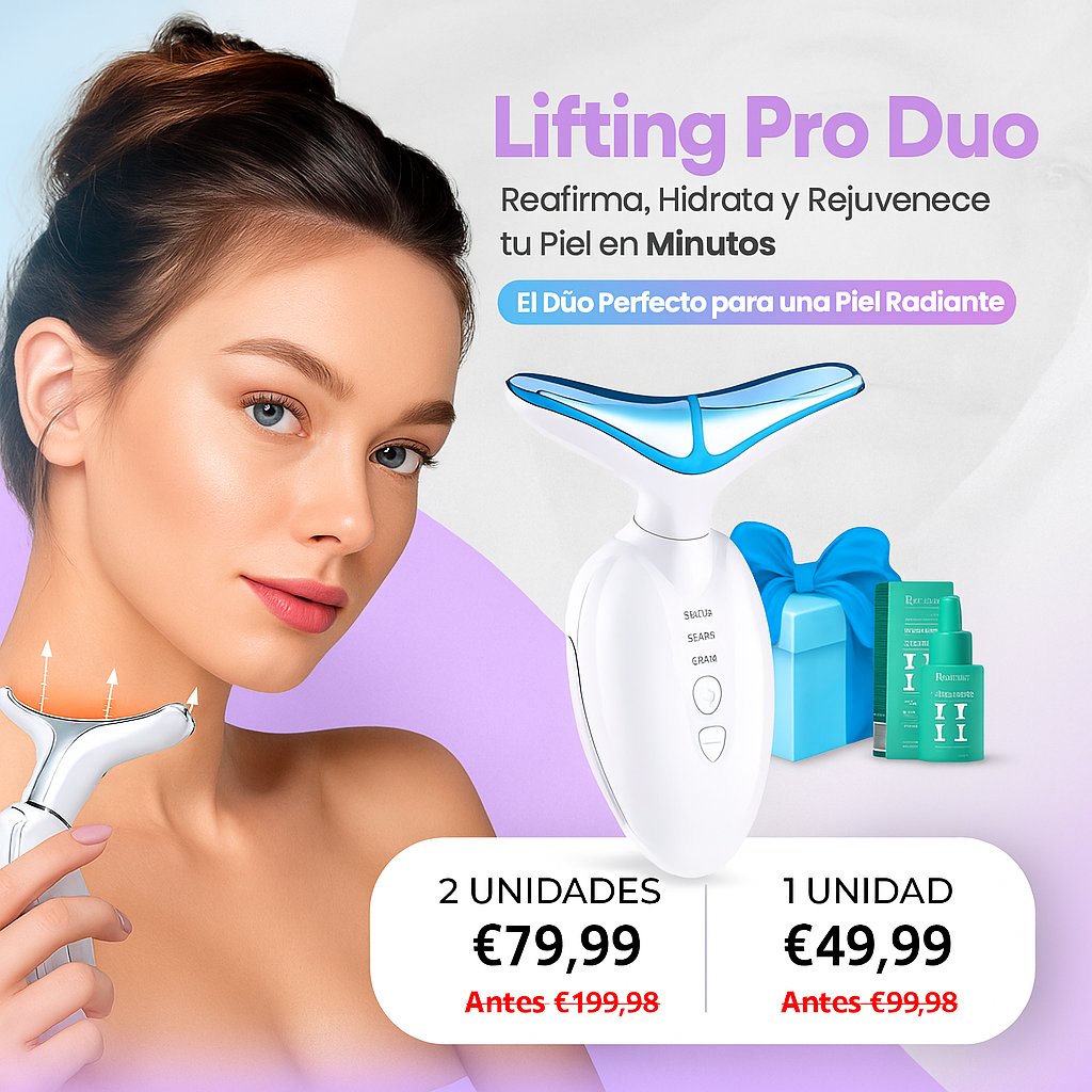 ✨Lifting Pro 4 en 1 Skin™ – Di adiós a arrugas y flacidez en solo 15 min ✨ + GRATIS Regalo