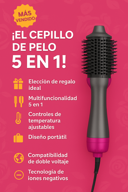 ¡Oferta Limitada! El Cepillo Dyson 5 en 1 original que Está Arrasando en España! Dile Adiós al Daño del Calor: Temperatura Ajustable Para Cuidar tu Cabello + Regalo