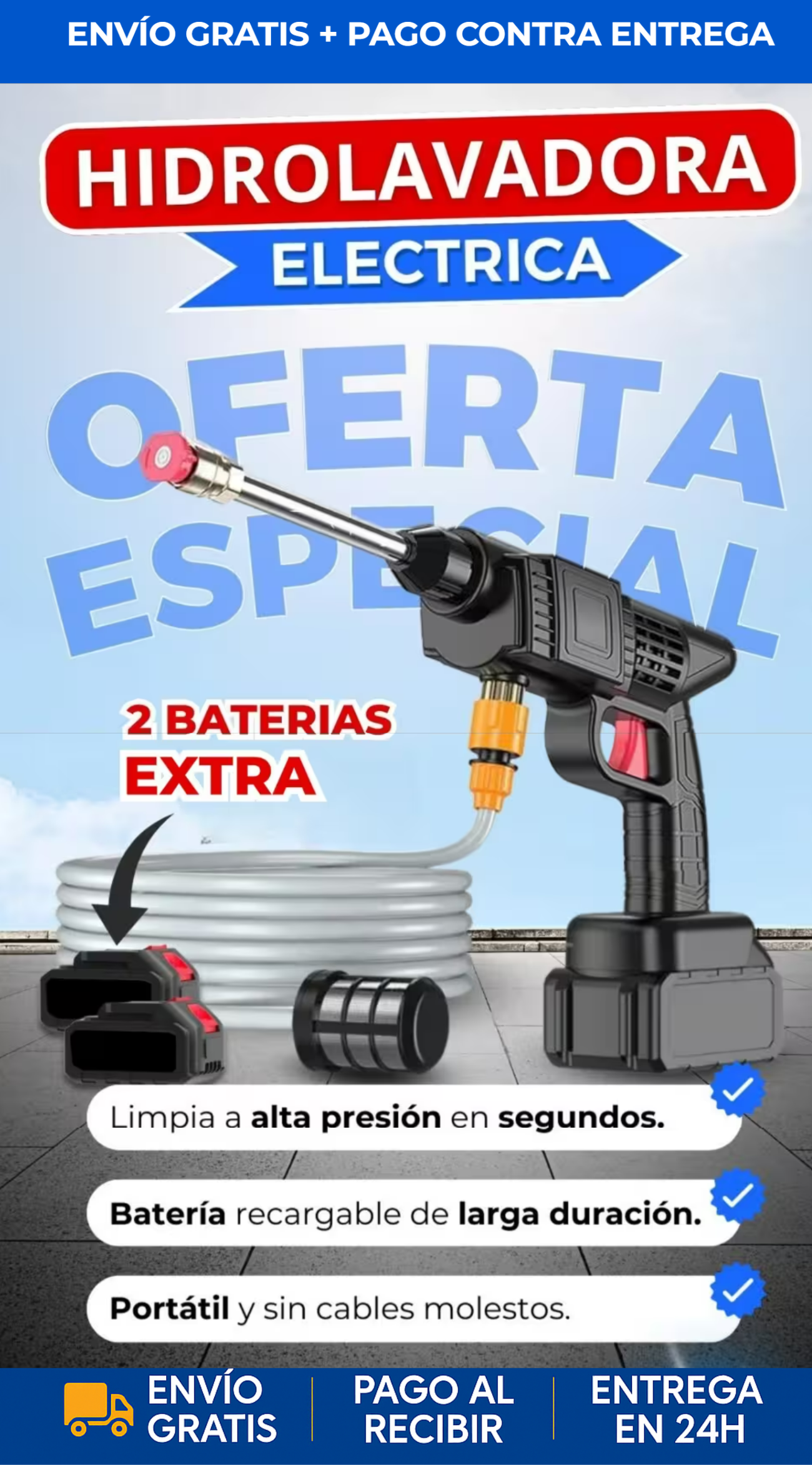 Hidro Lavadora Eletrica + Regalos Extras