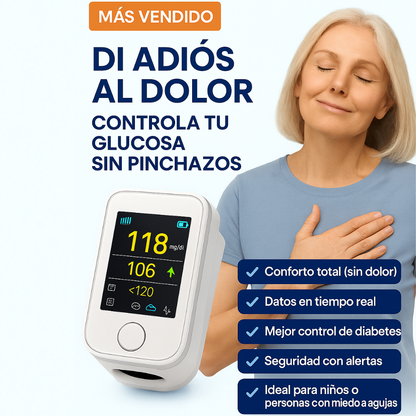 Medidor de Glucosa en Sangre Multifunción 8 en 1, pulso, glucosa y presión +🎁Regalo Medidor de Presión Arterial + Relogio Smartwach