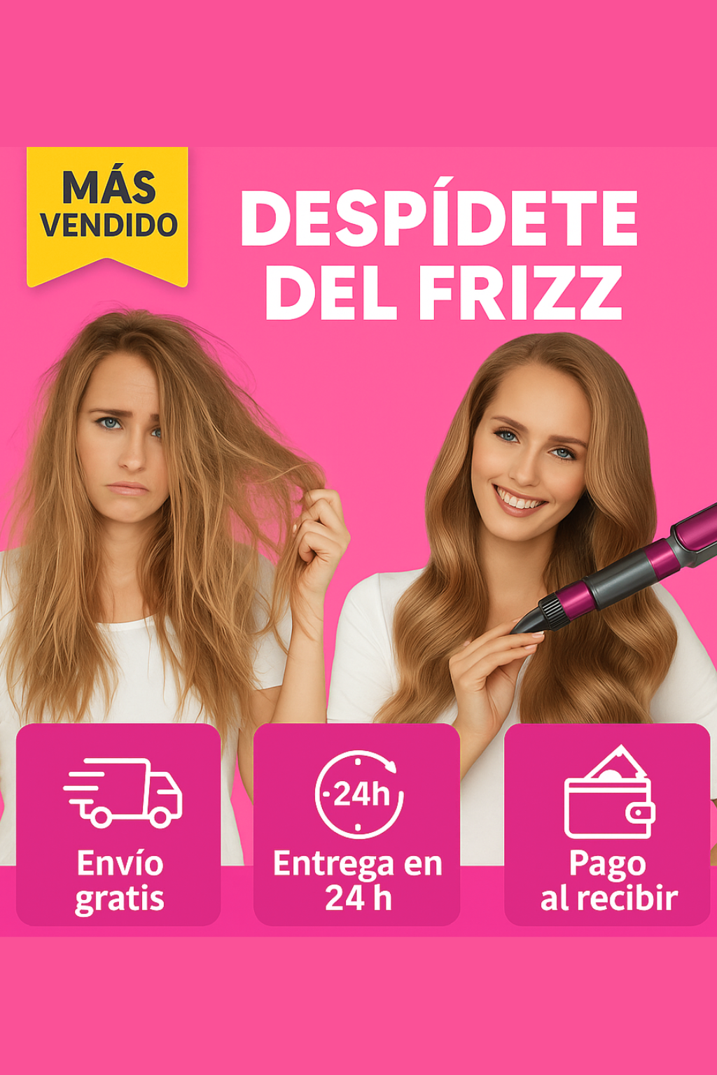 ¡Oferta Limitada! El Cepillo Dyson 5 en 1 original que Está Arrasando en España! Dile Adiós al Daño del Calor: Temperatura Ajustable Para Cuidar tu Cabello + Regalo