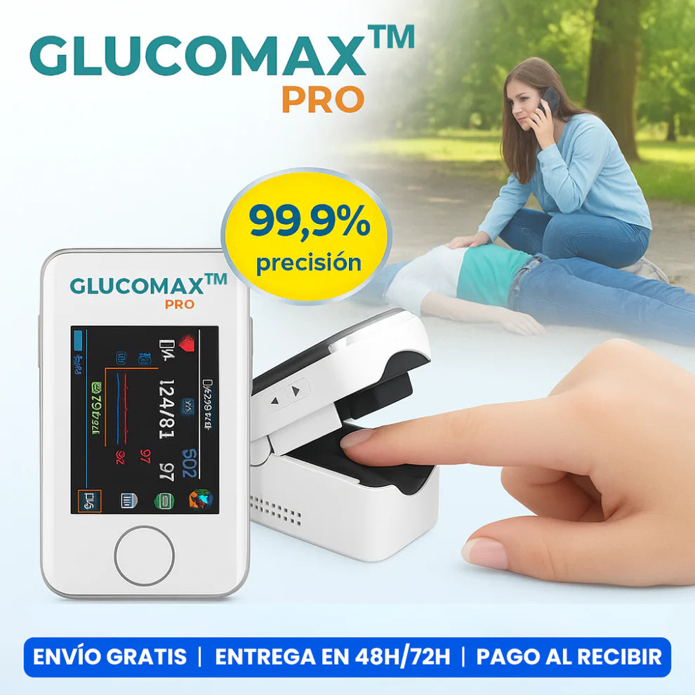 Medidor de Glucosa en Sangre Multifunción 8 en 1, pulso, glucosa y presión +🎁Regalo Medidor de Presión Arterial + Relogio Smartwach