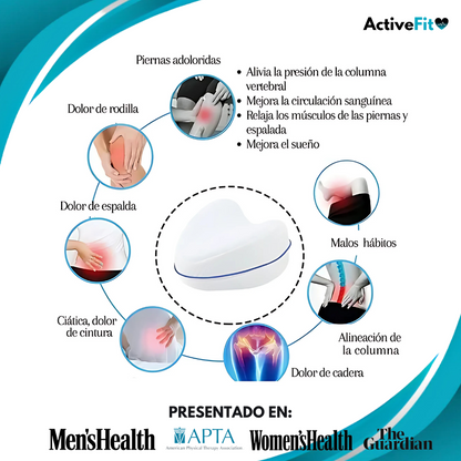 50% de Descuento: 2X1 Almohada Ortopédica - Moderno y tecnológico Duerme sin dolor + Masajeador Eléctrico (GRATIS)