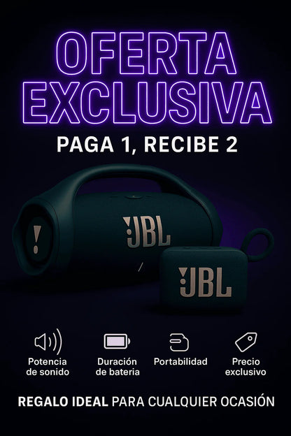 Liquidación Exclusiva: JBL Boombox 3 + GO 4 + Regalos 🎁 – ¡El Pack Más Vendido en España!