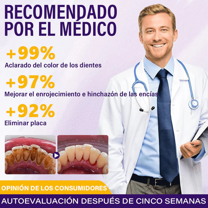 Blanqueador Dental V34 - ¿Dientes amarillos y encías inflamadas? lo soluciona + Regalos Exclussivos